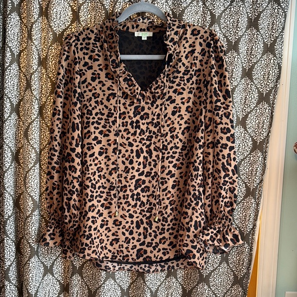 JADE Leopard Print Women's Top Medium - Picture 1 of 4